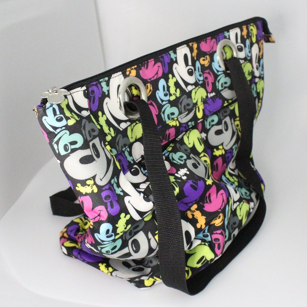 Authentic Disney Mickey Mouse Print Pop Art Tote Bag